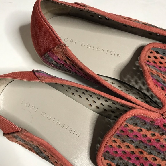 Lori Goldstein laser cut slip on loafers flats - Picture 3 of 12